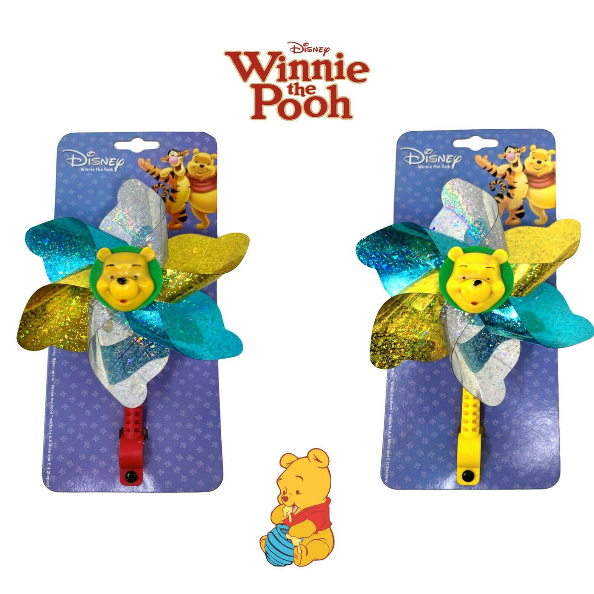 Disney Pinwheels Disney Winnie The Pooh Bicycle Windmill / Handlebar Pinwheel For Kids