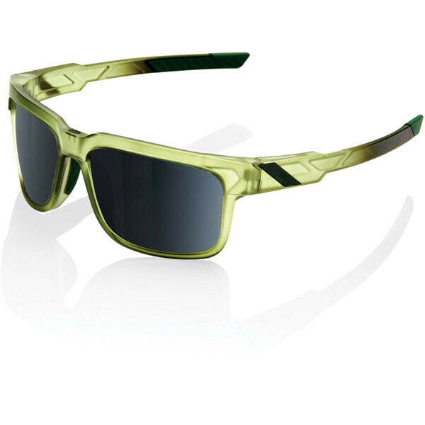 100% Type-S Sunglasses - Matt Translucent Olive Slate - Black Mirror Lens - Sportandleisure.com (7075268264090)