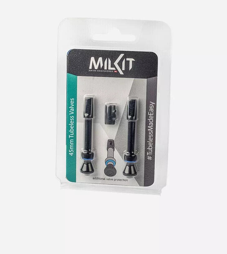 milKit Valve Kit - Tubeless Valve Set - Choose Valve Length - Sportandleisure.com