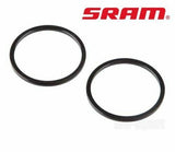 TWO (2) SRAM 2.5mm Aluminium GXP Bottom Bracket Spacer Black Also Fits Shimano - Sportandleisure.com (6968120410266)