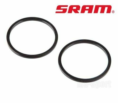 TWO (2) SRAM 2.5mm Aluminium GXP Bottom Bracket Spacer Black Also Fits Shimano - Sportandleisure.com (6968120410266)