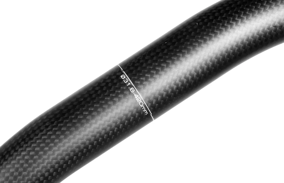 Pro Vibe Carbon Track Bars - 420mm - 31.8mm - Sportandleisure.com (6968139808922)