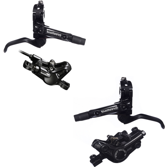 Shimano Deore BR-M615 Disc Brake Set - 950mm + 1600mm Hose - Black  - EU Spec - Sportandleisure.com (7510091202817)