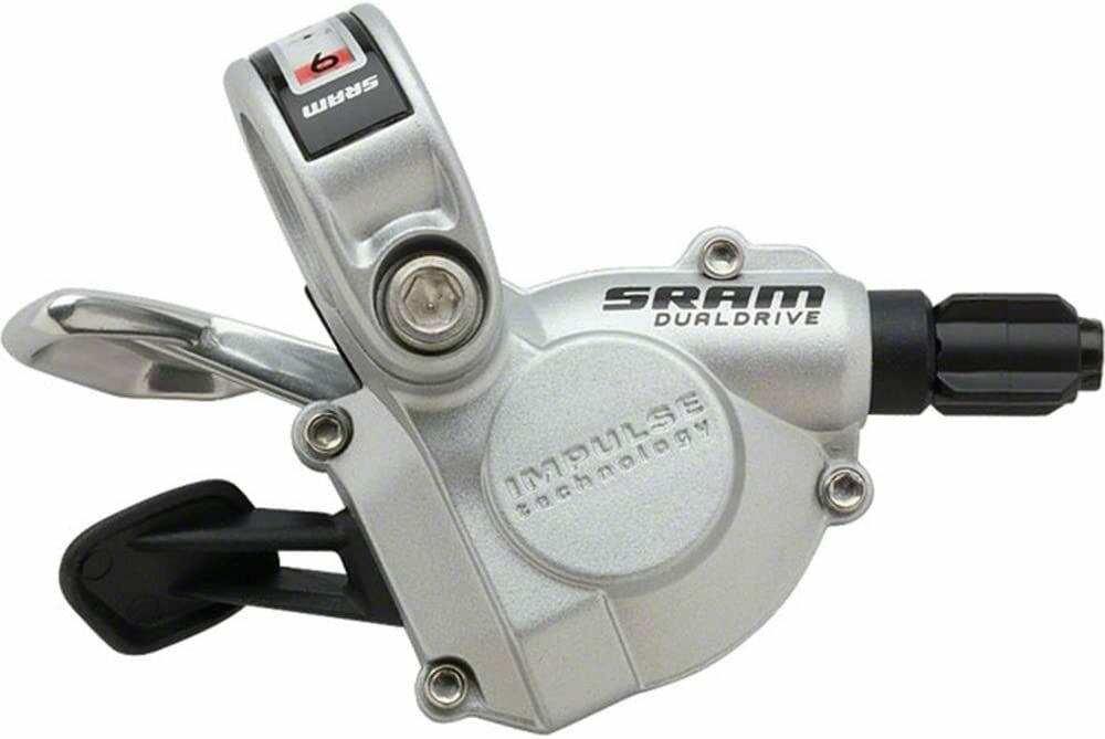 SRAM X7 9 Speed Trigger Shifter - Silver - Including Gear Cable - Sportandleisure.com (6968087806106)
