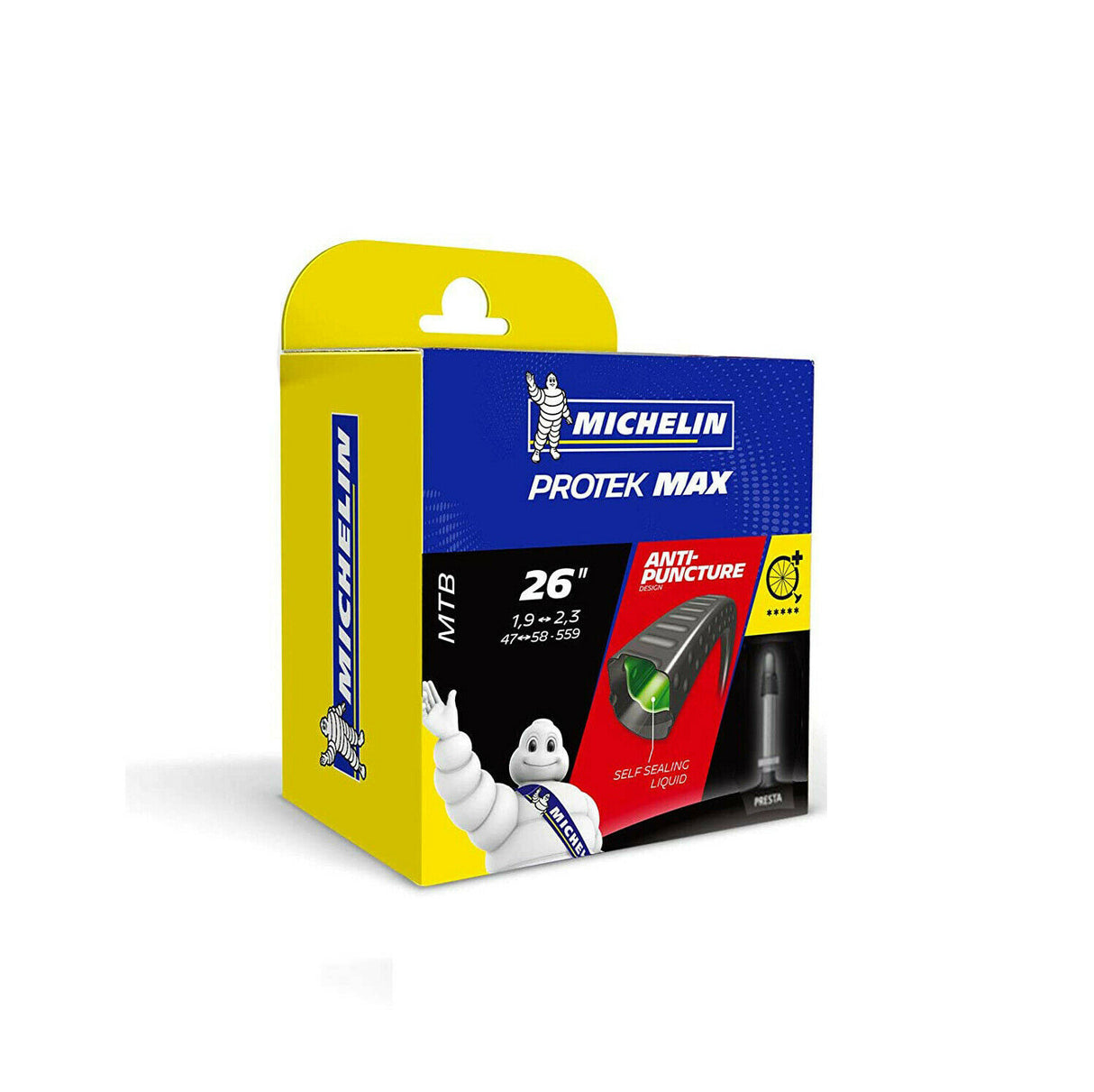 Michelin Protek Max Inner Tube - 26 x 1.9 - 2.30 - Presta Valve -  40mm - Sportandleisure.com (6968030462106)