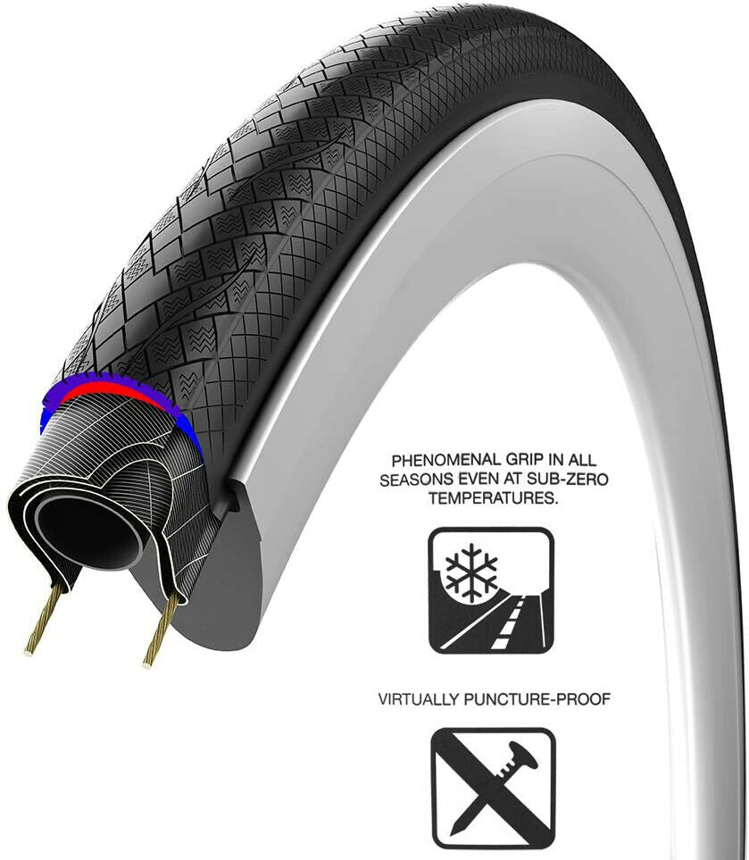 Vittoria Rubino Pro Endurance G+ Graphene Puncture Proof Tyre - 700 X 23c - Sportandleisure.com (6967977345178)