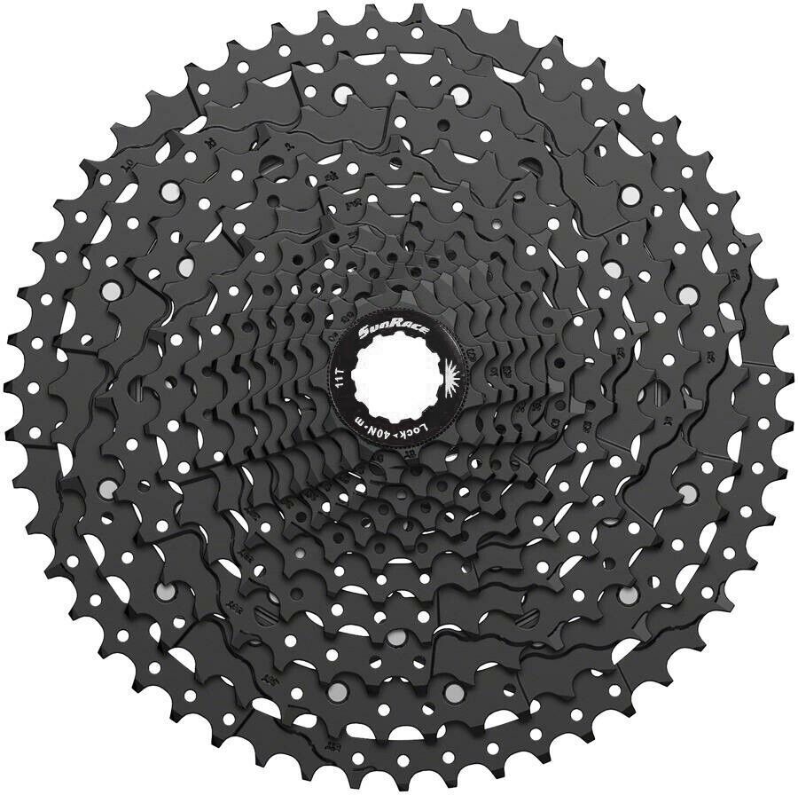 SunRace CSMZ800 12 Speed Cassette - 11 - 51T - Black - Sportandleisure.com