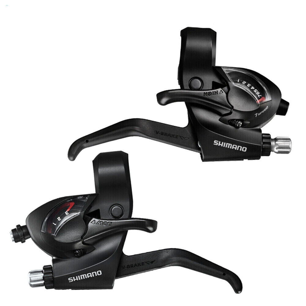 Shimano Altus ST-EF41 7 x 3 Speed Ezi Fire Shifter + Lever Set With Gear Cables - Sportandleisure.com