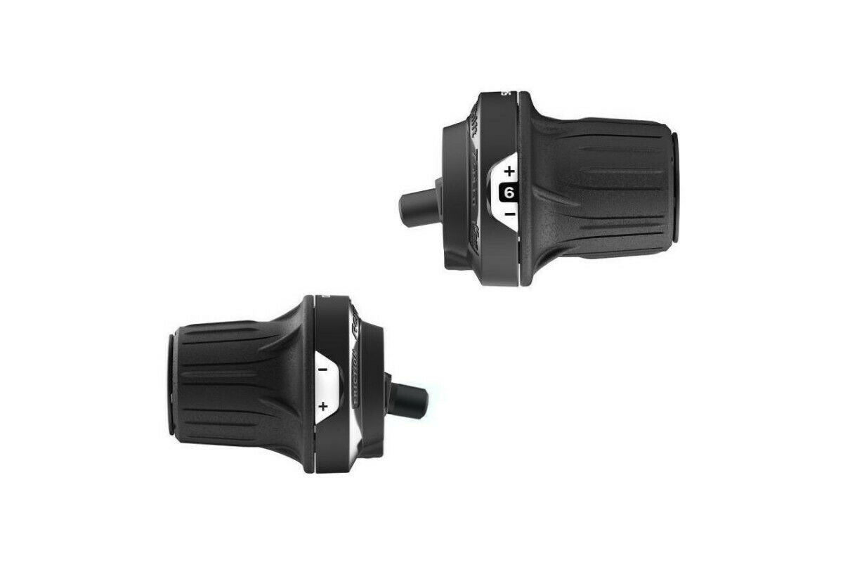 Shimano Tourney SL-RV200 6 x 3 Speed Gripshift Set - Black - With Gear Cable - Sportandleisure.com (6968111562906)