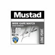 Mustad AS07B Wide Gape Match Hooks - 10 x 10 Pack (100 Hooks) - All Sizes - Sportandleisure.com (7532612190465)