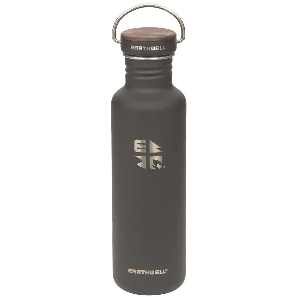 Earthwell Woodie SW Bottle - Walnut Cap - 800ml - Select Colour - Sportandleisure.com