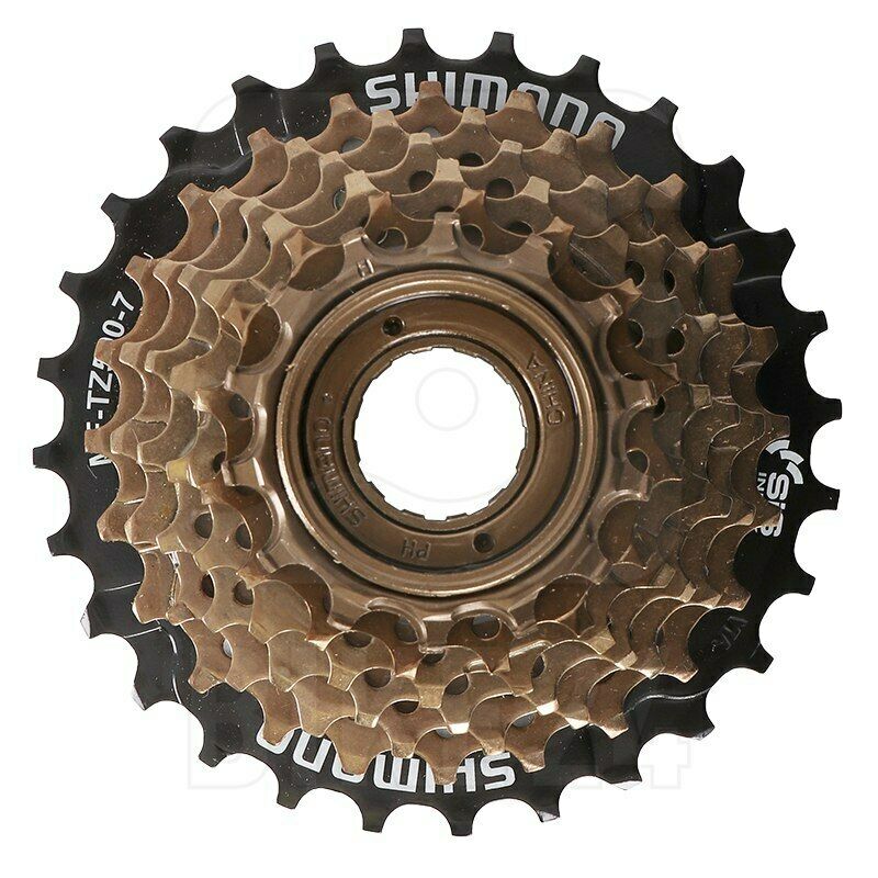 Shimano 7 Speed MF-TZ500-7 Freewheel - 14 - 28T - Sportandleisure.com (6968039800986)