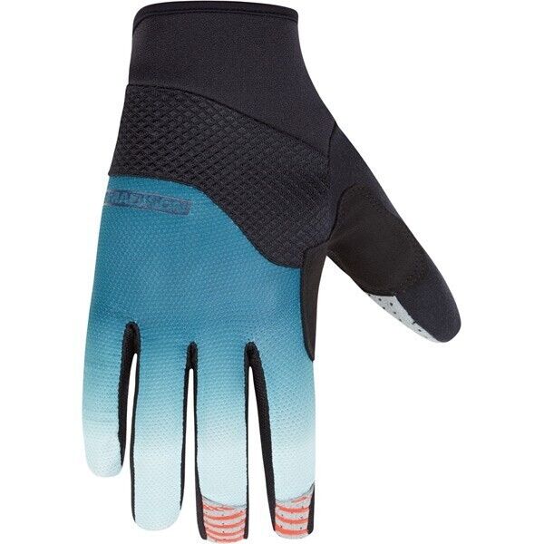 Madison Flux Men's Cycling Gloves - Small - Ink Navy / Nile Blue - Sportandleisure.com