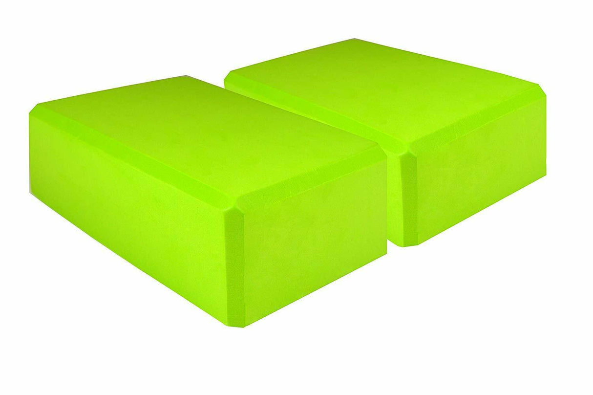 2 x Yoga / Pilates Foam Fitness Stretching Blocks 23 x 14 x 8 CM - Sportandleisure.com (6968070897818)