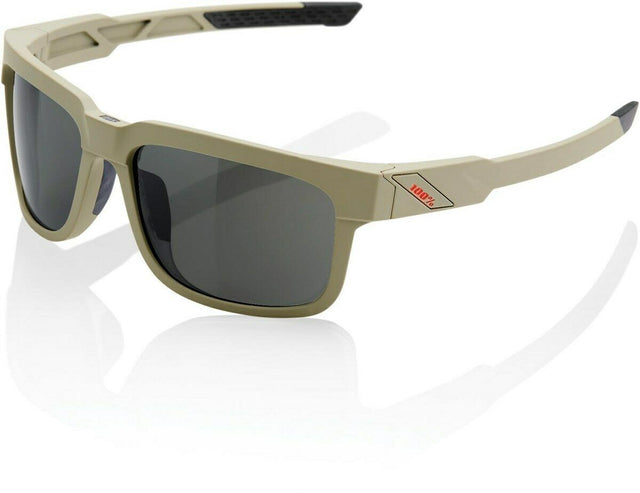 100% Type-S Sunglasses - Soft Tact Quicksand - Grey PEAKPOLAR Lens - Sportandleisure.com (7075279011994)