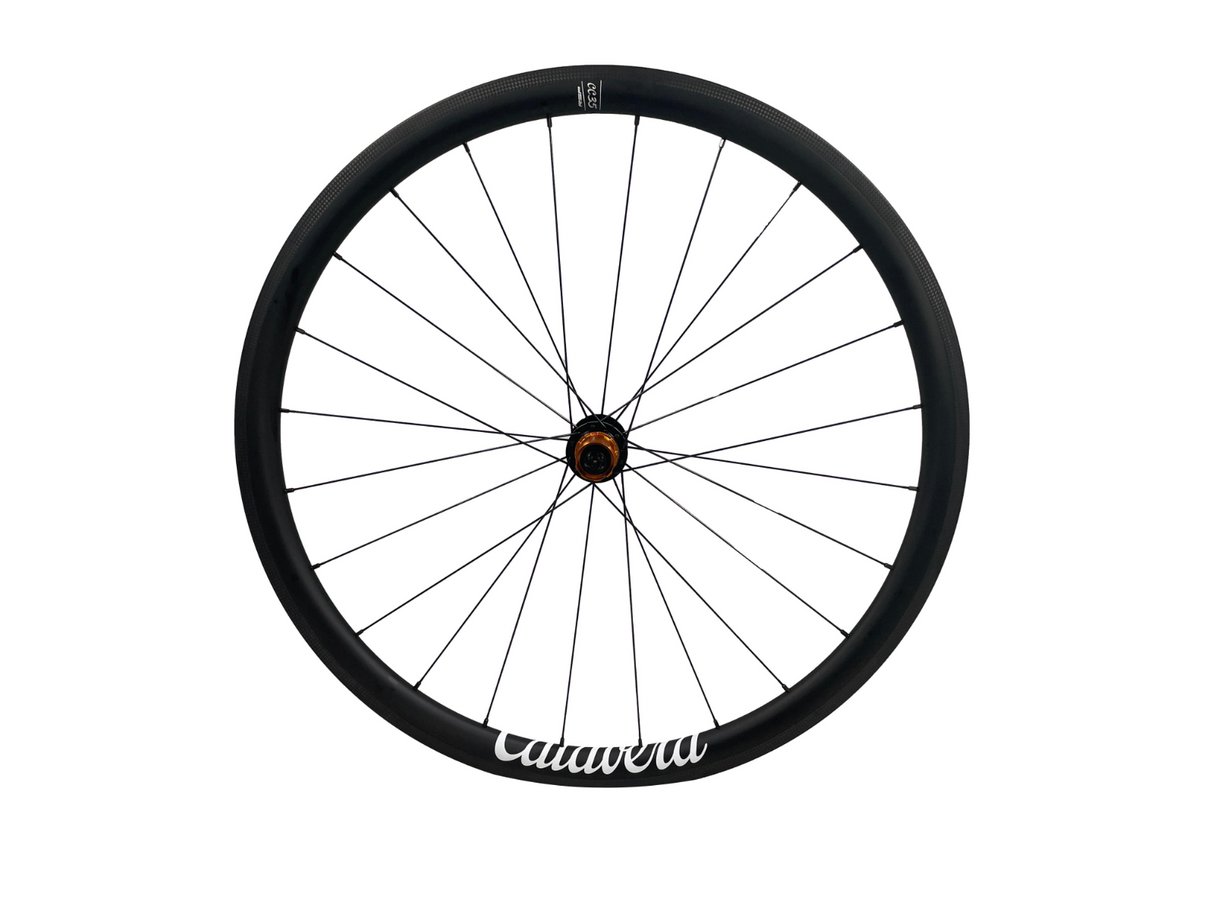 RSP Calavera CC35 Carbon Road Bike Rear Wheel - 700c - 35mm Rim - RRP: £449 - Sportandleisure.com (7115327504538)