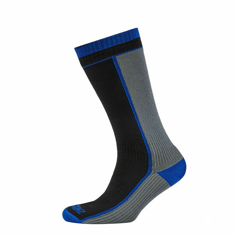 Sealskinz Mid Weight, Mid Length Waterproof Socks – Small – Black/Grey - Sportandleisure.com (6967877304474)