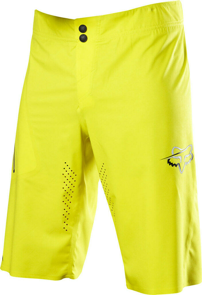 Fox Racing Attack Ultra Shorts - Yellow - Large - Sportandleisure.com (6968067195034)