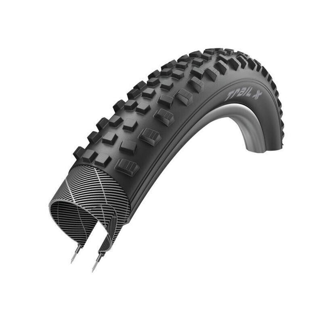 XLC TrailX 26 x 2.10 Wire Bead Tyre - Black - Sportandleisure.com