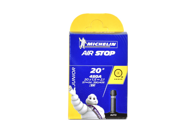 Michelin Air Stop 20" 450A Inner Tube - 20 x 1.5 - 2.1" - Schrader - Sportandleisure.com
