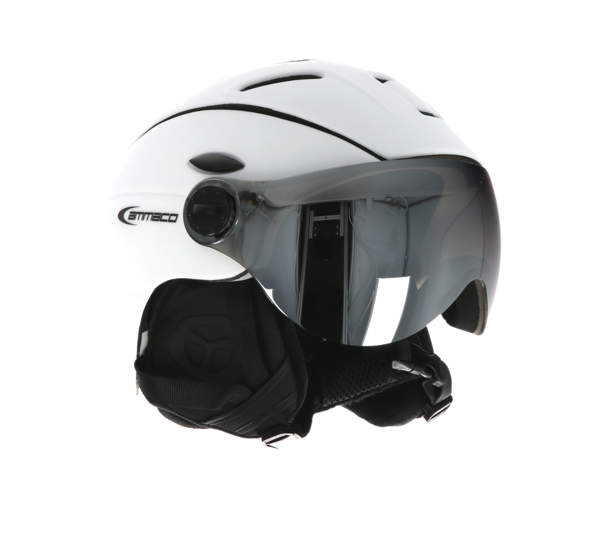 Moon ski online helmet with visor