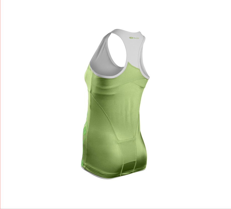 Sugoi Women's Jackie Running Tank - Light Lotus Green - Sportandleisure.com (6968064966810)