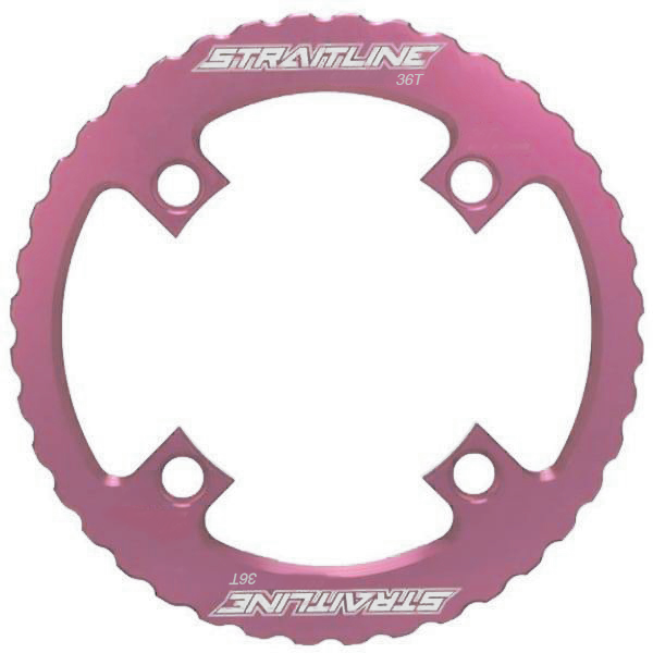 Straitline Serrated Alloy Bash Guard 32-34T Or 36T - Black Or White - Sportandleisure.com (6968091738266)