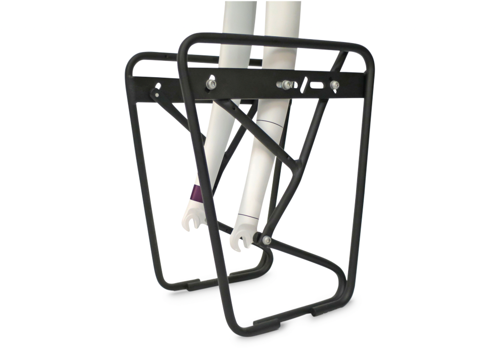 RFR Lowrider Alloy Front Bicycle Pannier Rack / Carrier - Black - Sportandleisure.com