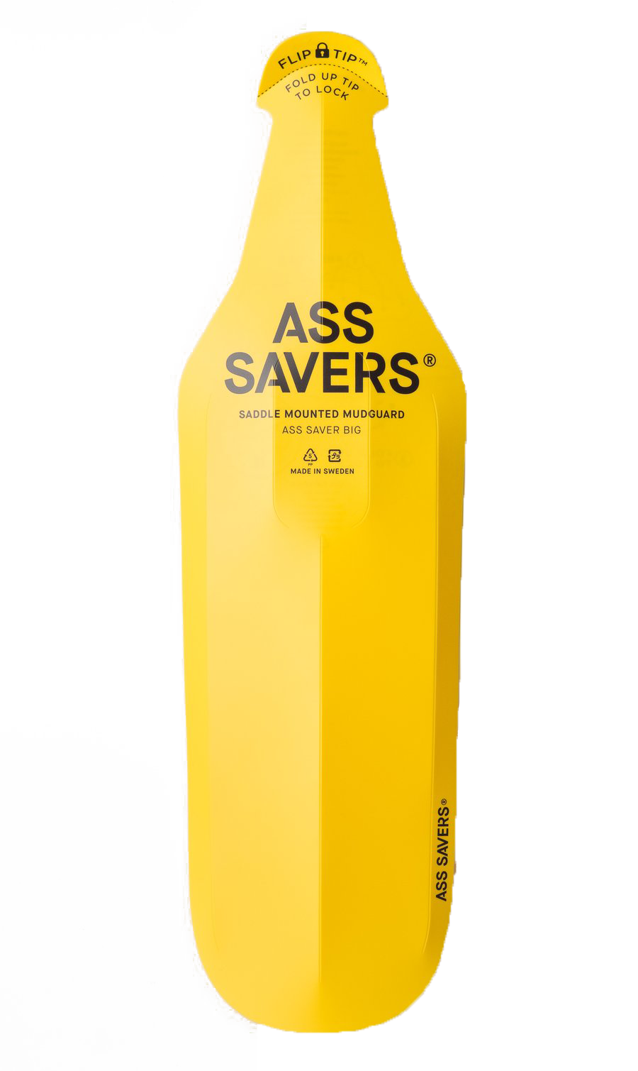 Ass Saver Big Saddle Mounted Mudguard - Yellow - Sportandleisure.com (7501623361793)