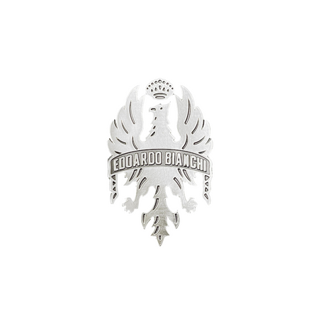 Bianchi Head Badge / Frame Badge - Silver - 5 x 3cm - Sportandleisure.com (6967897129114)