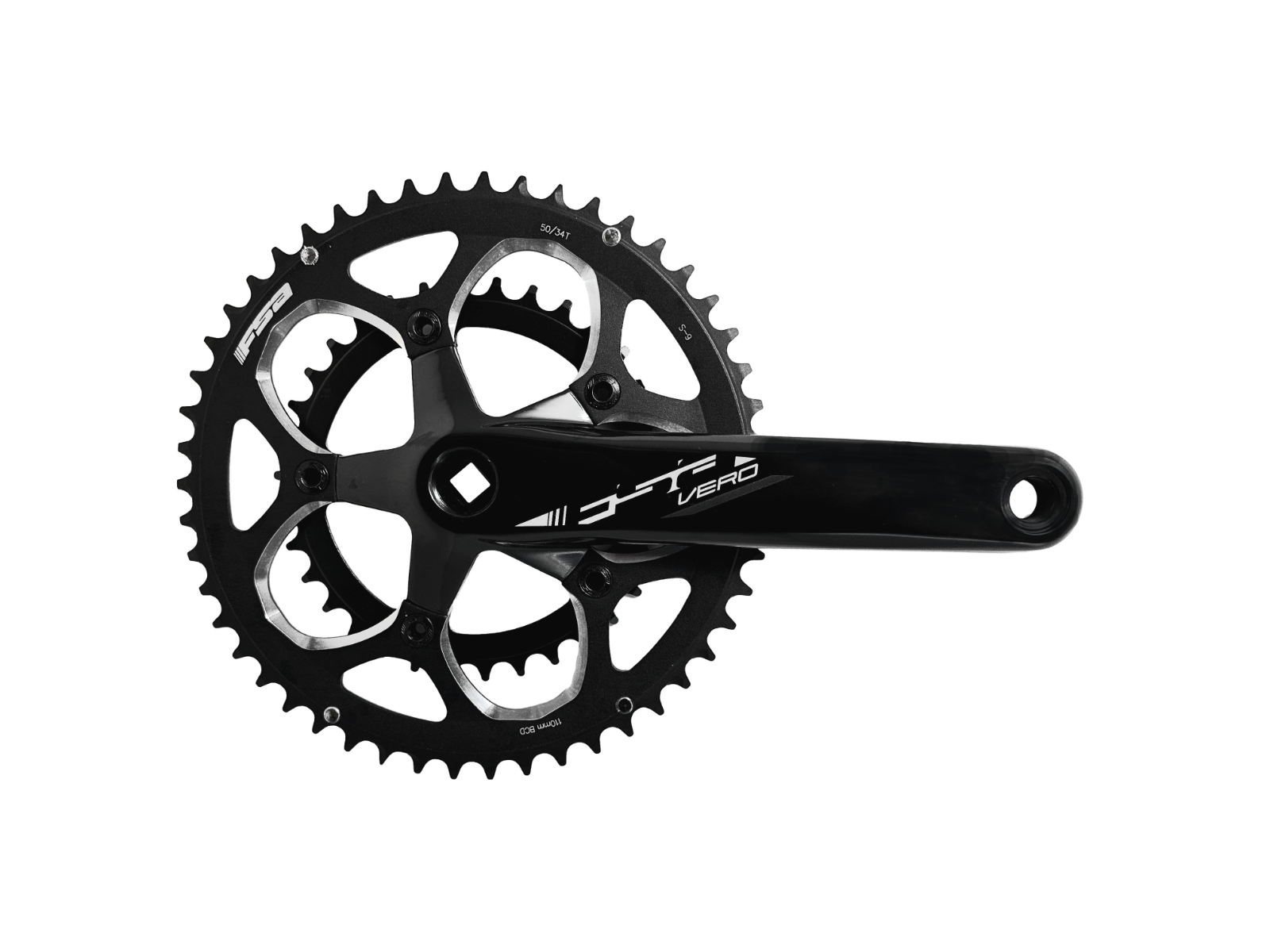 FSA Vero クランクアーム 50/34T Amazon.com : FSA, Vero Double, Crankset, Speed: 10/11, BCD