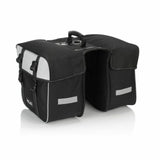 XLC Traveller BA-S74 30 Lite Double Pannier Bag Set - Grey & White - Sportandleisure.com