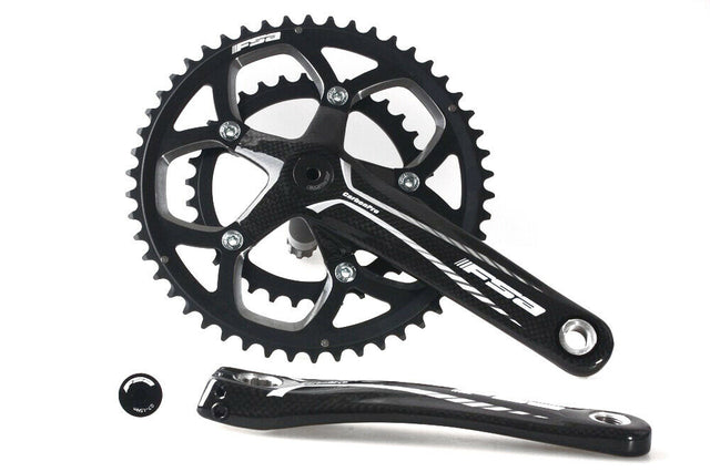 FSA Carbon Pro Chainset - 53 / 39 Tooth / 172.5mm - 130mm BCD - ISIS - Sportandleisure.com (6968089215130)