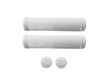 Forza 4ZA Stratos MTB Grips - 130mm - White With End Caps - Sportandleisure.com (7546384285953)