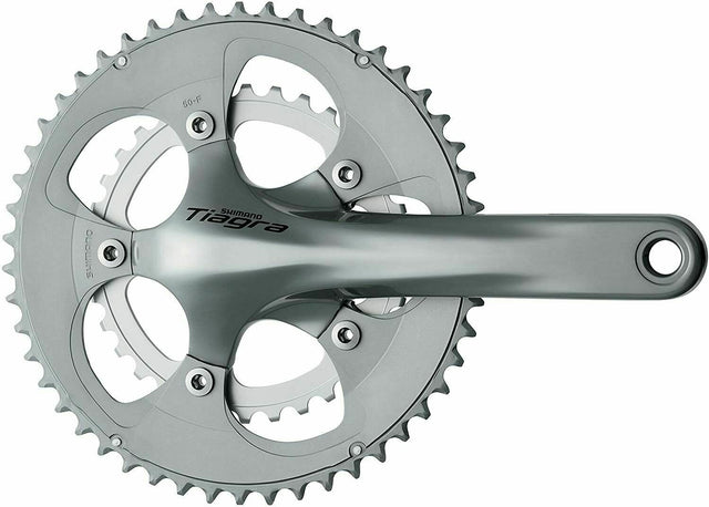 Shimano Tiagra 4550 9 Speed Compact Chainset - 50/34T - 170mm Arm - Silver - Sportandleisure.com (6968110907546)
