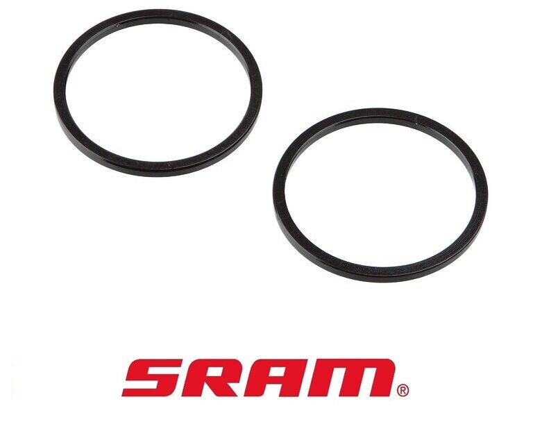 SRAM / Truvativ GXP 2.5mm Bottom Bracket Spacer - Black - Fits Shimano - 2 Pack - Sportandleisure.com