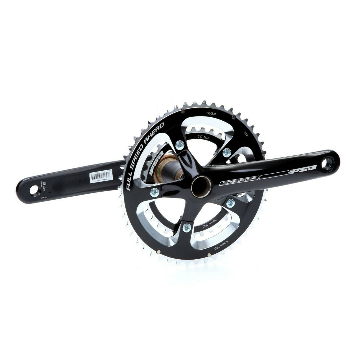 FSA Gossamer Pro MegaExo 53/39T Chainset - 175mm Arm - Sportandleisure.com (6968001921178)