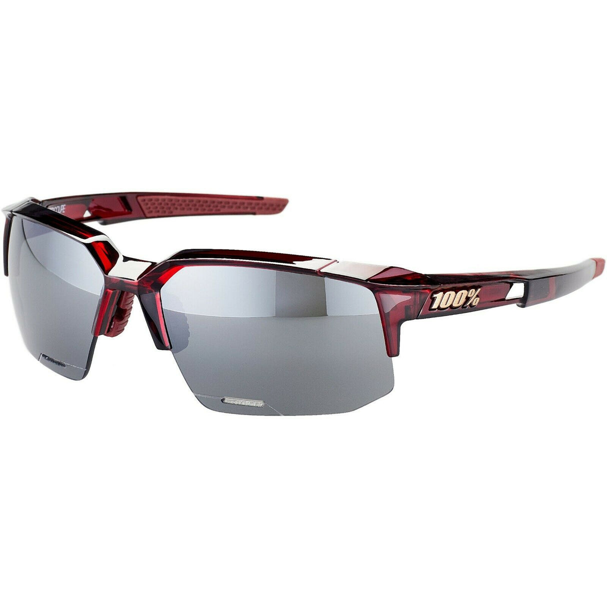 100% Sportcoupe Glasses- Cherry Palace HiPER Silver Mirror Lens