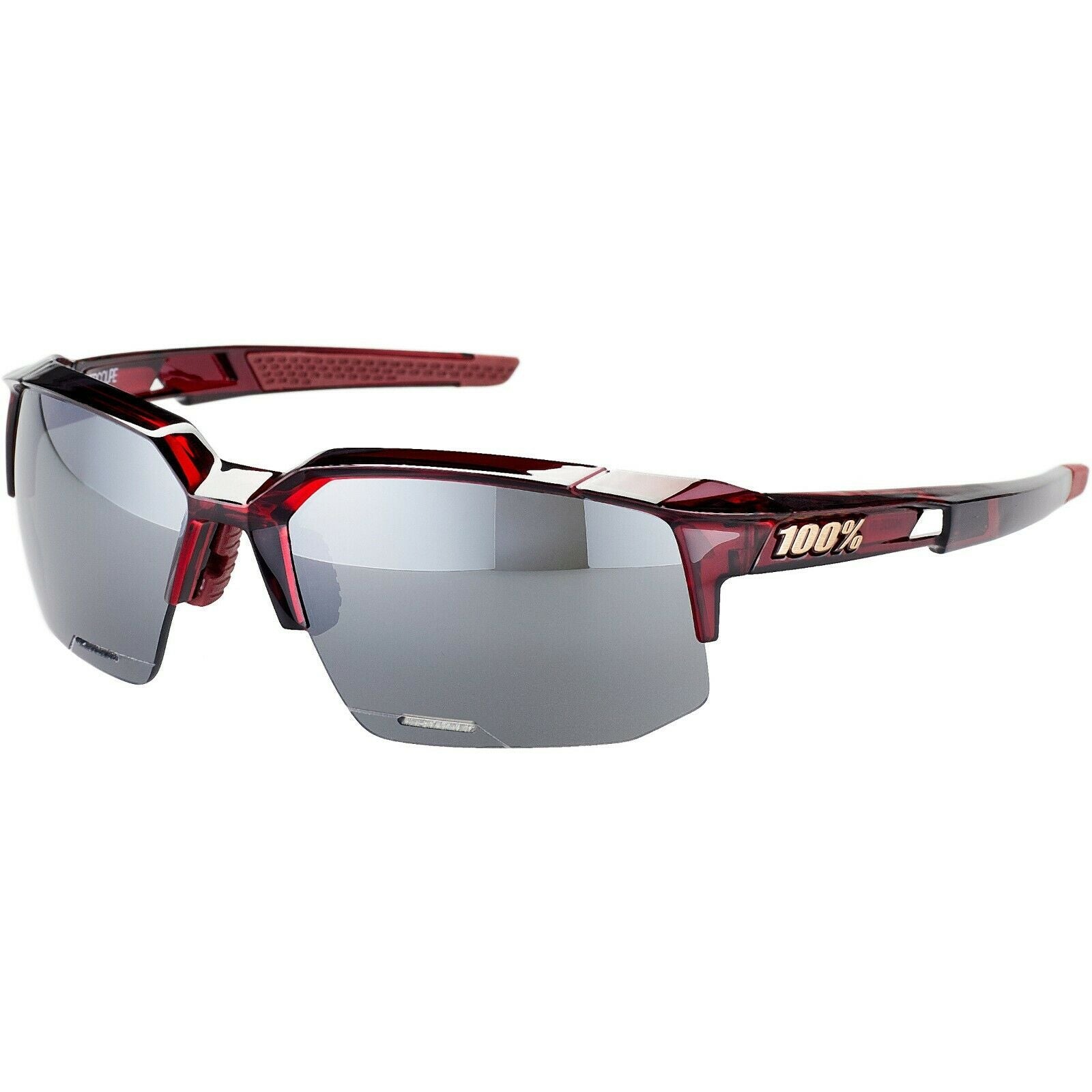 100% Sportcoupe Glasses- Cherry Palace - HiPER Silver Mirror Lens + Clear Lens - Sportandleisure.com (7050874945690)