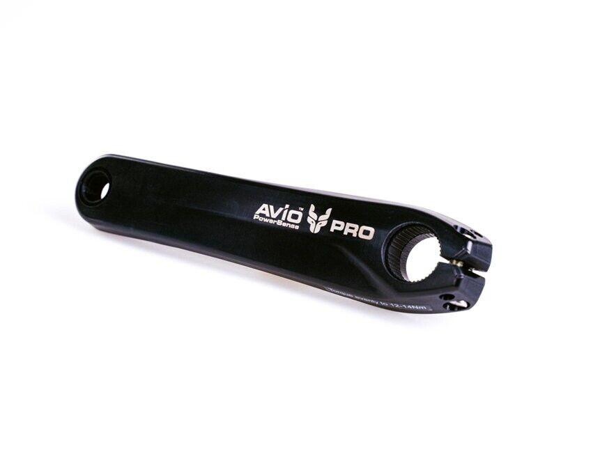 Avio PowerSense Pro Left Crank Arm Power Meter - Black - Select Length: - Sportandleisure.com