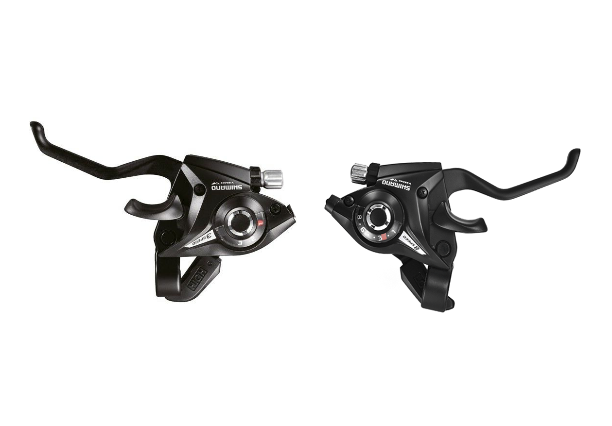 Shimano Altus ST-EF51 8 x 3 Speed Ezi Fire Shifter + Lever Set With Gear Cables - Sportandleisure.com (6967884808346)