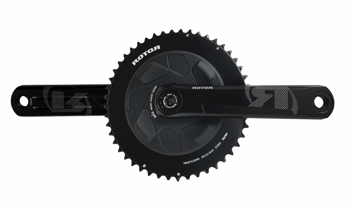 Rotor Aldhu 2 x 12 SRAM AXS Crankset 35 48T 24mm Axle Sportandleisure