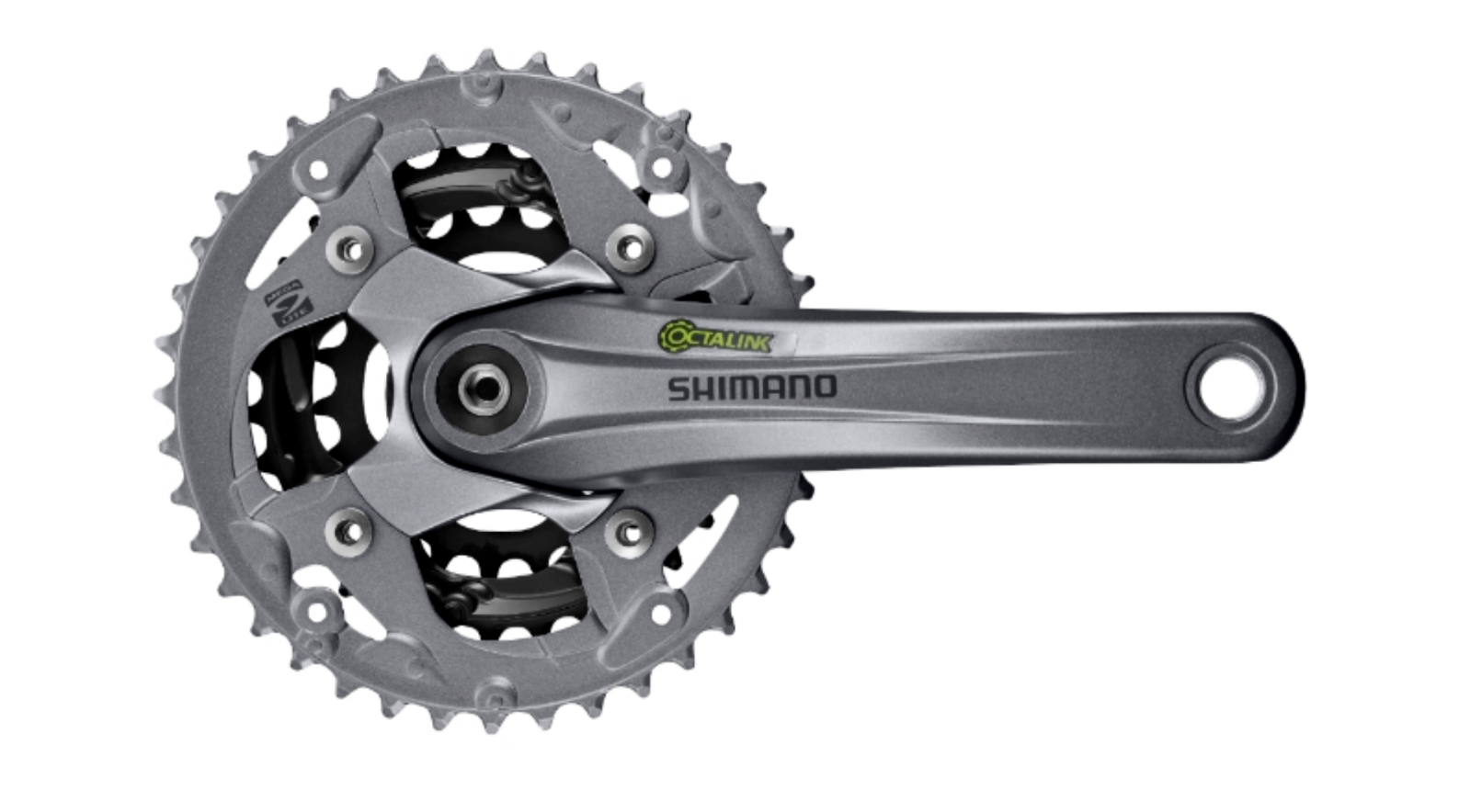 Shimano Alivio M4000 9 Speed Triple Octalink Chainset 40T 30T