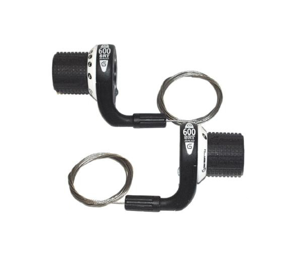 SRAM SRT 600 Gripshift Shifters - 3 x 8 Speed - Including Gear Cables - Sportandleisure.com (6967879794842)