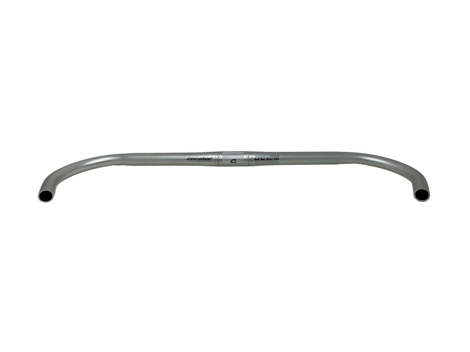 Corratec Retro Race Lite Bull Bar 22.2mm 540mm Bars Silver Sportandleisure