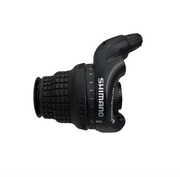Shimano RS31 Grip Shift Gear Shifter Set - 5 x 3 - Including Gear Wire - Silver - Sportandleisure.com