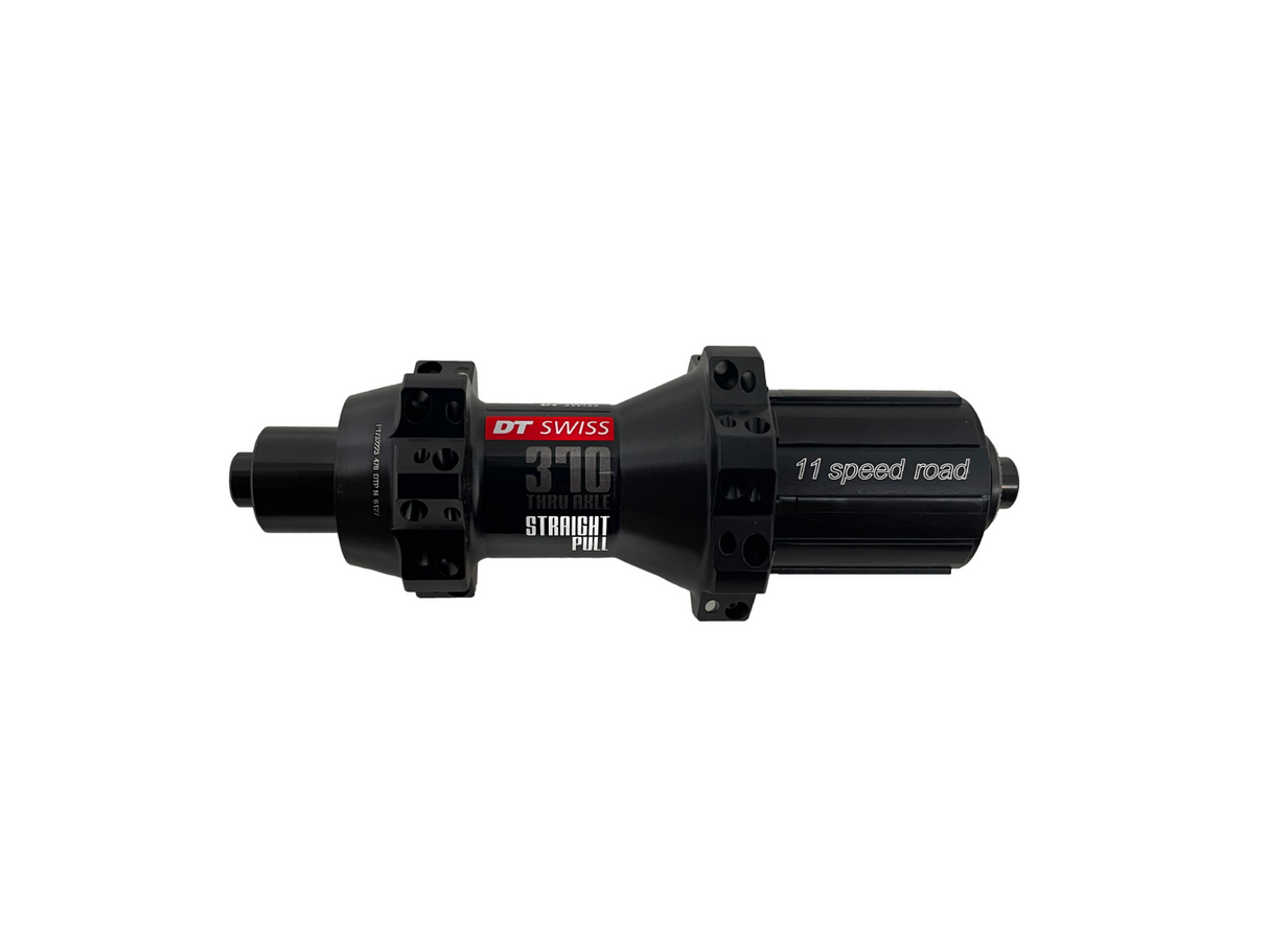 DT Swiss 370 Straight Pull Road Hub Set - 11 Speed - Rim DT Swiss 370 Straight Pull Road Hub Set - 11 Speed - Rim