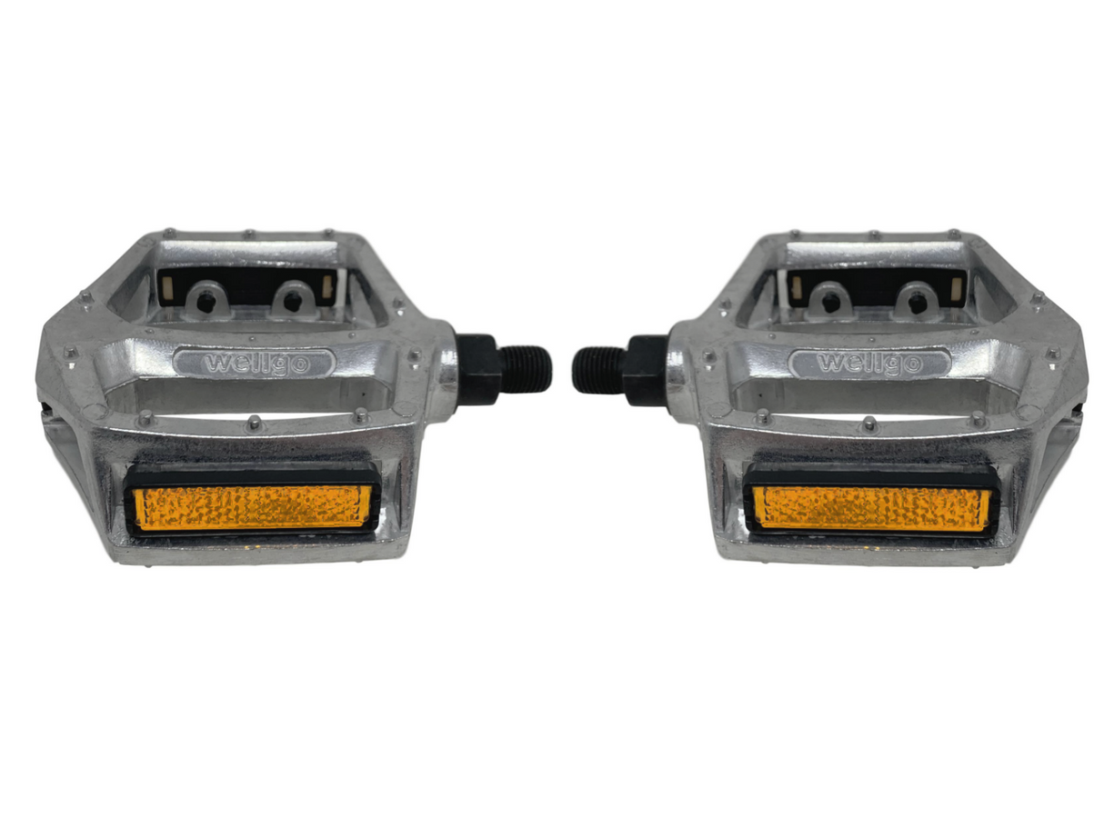 Sprint Wellgo Alloy Platform Pedals For Early MTB / BMX / One Piece Crank Bikes - Sportandleisure.com (6968000053402)