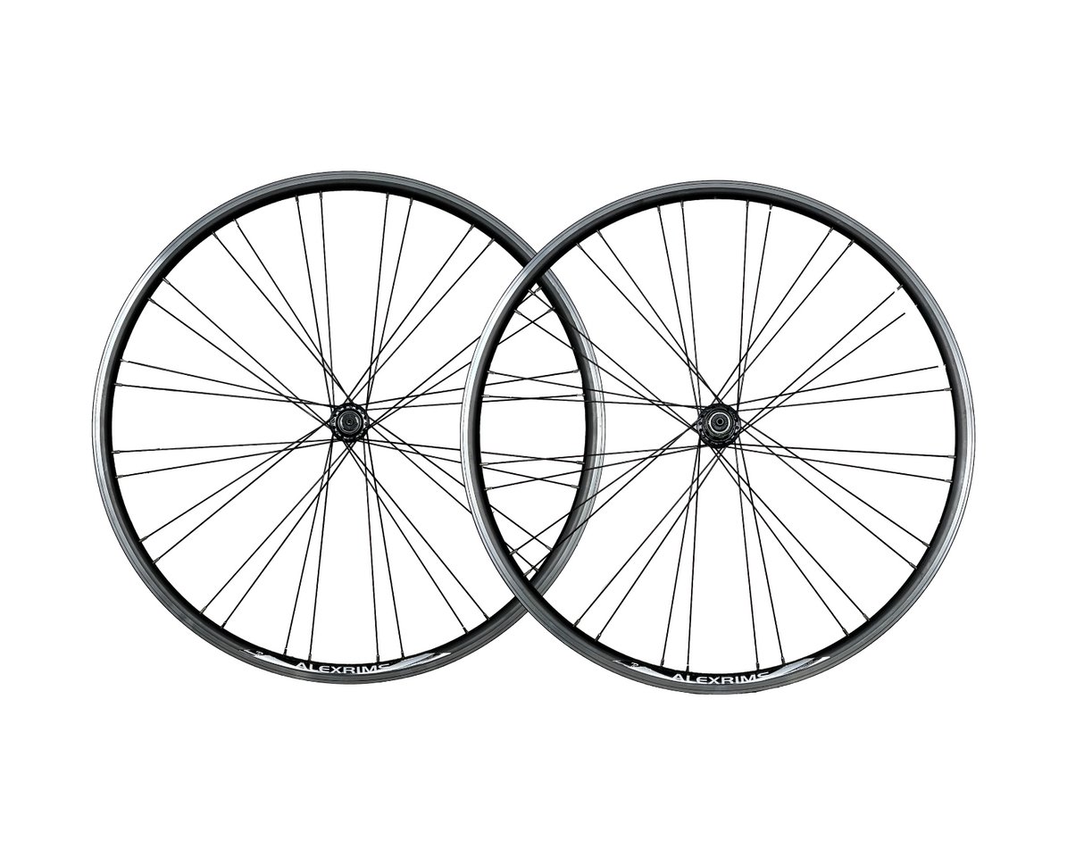 Alex Rims R500 Aluminum Clincher 700c Wheelset 9 10 Speed Black Sportandleisure