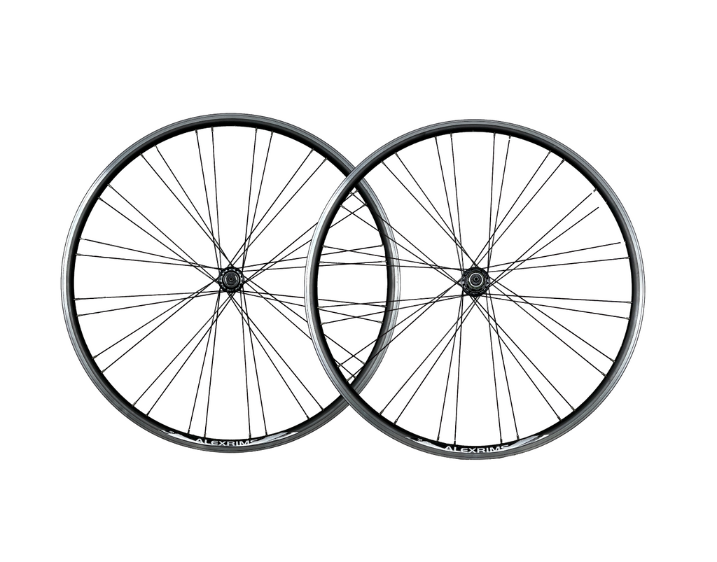 Alex Rims R500 Aluminum Clincher 700c Wheelset - 9/10 Speed - Black